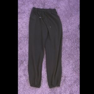 Olive green sweat pants